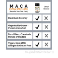 Органическая MACA поддерживает капсулы энергетического мака -корневого экстракта